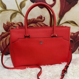 MCM Two-way leather bag